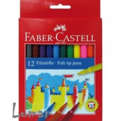 Флумастри 12 цвята - "Faber Castell"