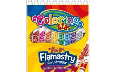 Двувръхи флумастри 10 цвята – „Colorino Kids“