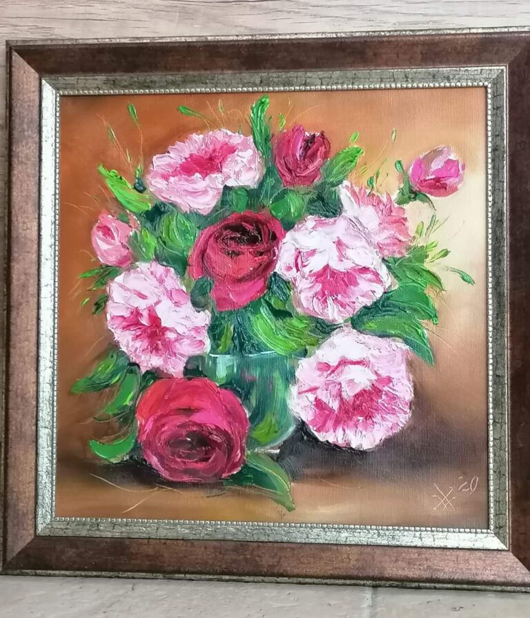 Картина "Рози", Хари Петрунов